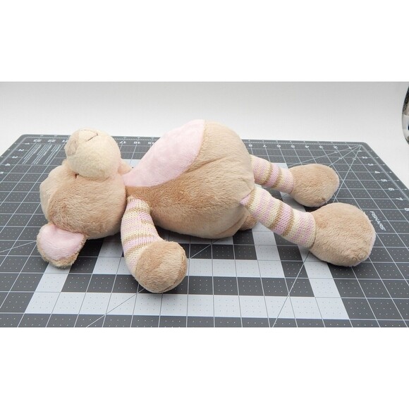 Maison Chic Teddy Bear Plush Stuffed Animal Knitted Arms Legs 14 Inch - Picture 9 of 12